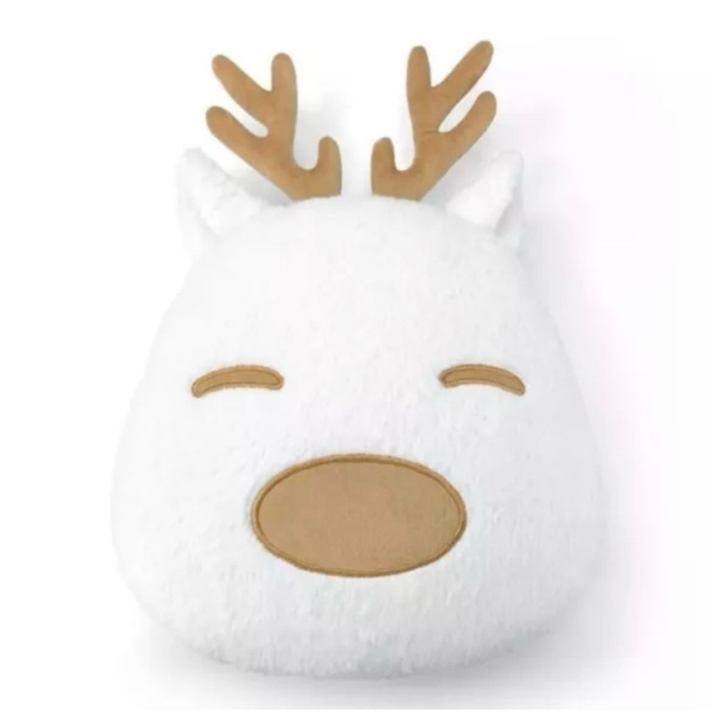 Target Bullseye’s Playground Christmas White Reindeer Plush Pillow